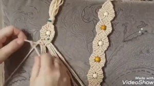 Мастер - класс по плетению тонкого пояса в технике макраме