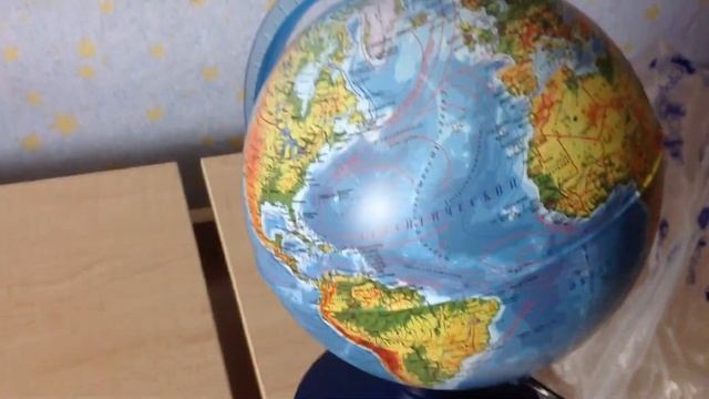 Обзор светящегося ГЛОБУСА. смотреть онлайн