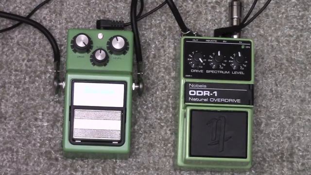 Nobels ODR-1 Overdrive Vs Ibanez TS-9 Tube Screamer Shootout смотреть онлайн