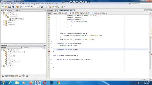 Java the complete Reference (Chapter 11) Example (11) Suspending, Resuming, and Stopping Threads смотреть онлайн