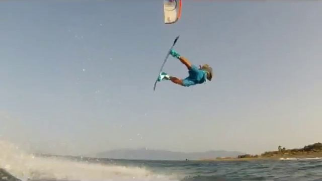 kitesurfing in psalidi ,kos island смотреть онлайн