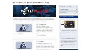 Cypress: Amazon FreeRTOS 101 CYWxx907: Lesson 3 Intro to WICED Wi-Fi