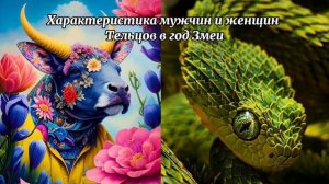 Телец в год Змеи. Характеристика.