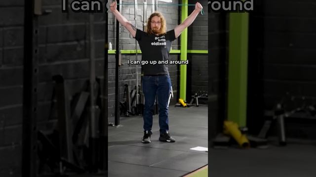 For muscle activation and mobility work, few things come close to the resistance band! #mobility