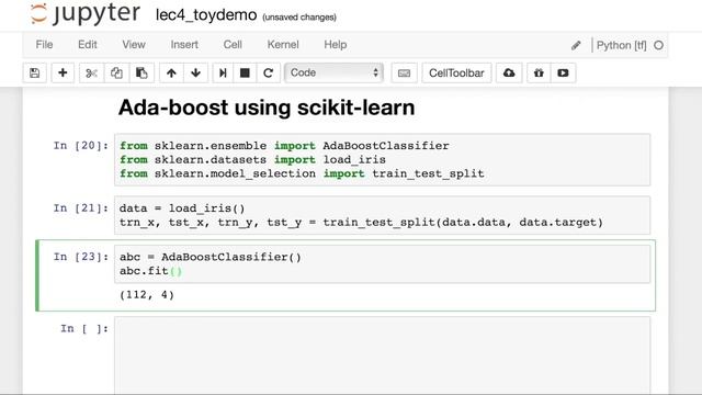 Week4 Part 1 Ensemble Algorithms and AdaBoost Elements