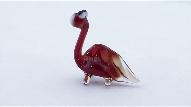 Стеклянная игрушка Динозавр диплодок смотреть онлайн