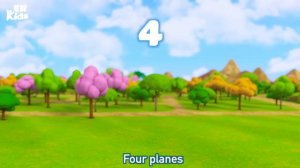 Airplane Song | Count 1 to 10 | Eli Kids Songs & Nursery Rhymes