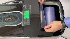 Как заправить рулон пленки в аппарат Boot-Pack Thermo