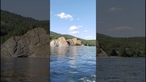 Путешествие по Енисею до Красноярской ГЭС с друзьями #гэс #друзья #моторнаялодка #Лодка Абакан