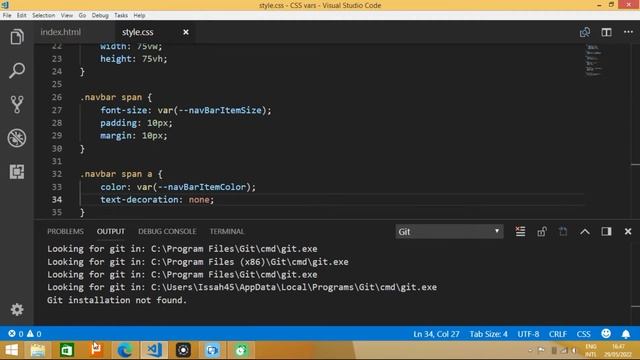 Website Design Using HTML & CSS Variables | Create A Website Using HTML & CSS Variables