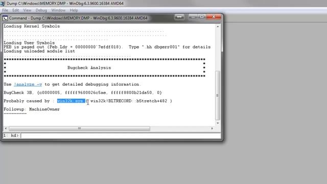 Troubleshooting Windows BSOD Memory.Dmp смотреть онлайн