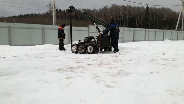 Малогабаритная Установка винтовых свай малог смотреть онлайн