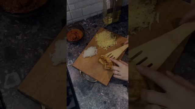 Куриная кесадилья.