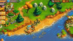 Stockade in the game Hedgehogs. Частокол в игре Ёжики .