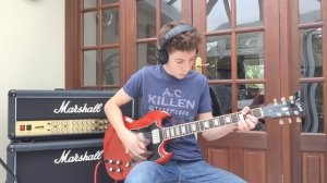 AC DC Guitar Cover, You shook me all night long