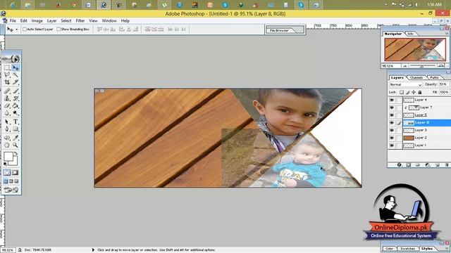 How to make passport size photo using adobe Photoshop cs6 - Hindi / Urdu Lesson 52 смотреть онлайн