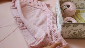 Вяжем вместе/Свитер с ажурными листьями/Регланом сверху/Часть 2