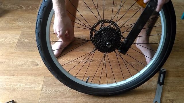 как снять кассету(shimano) с велосипедного колеса | КИТАЙ ВЕЛИК смотреть онлайн