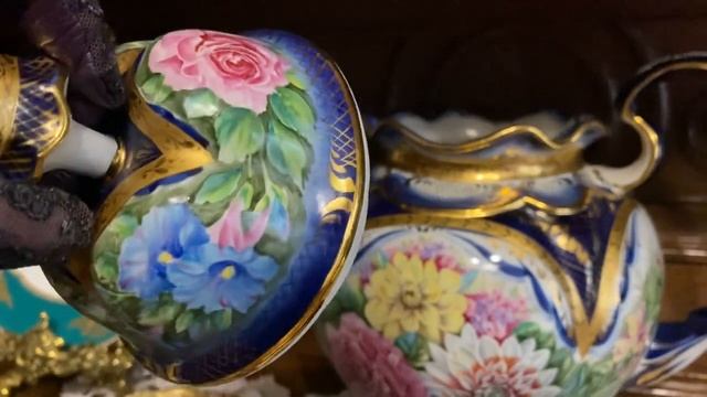 Новая композиция на буфете,шикарный фарфор, пусть он вам доставит удовольствие. смотреть онлайн