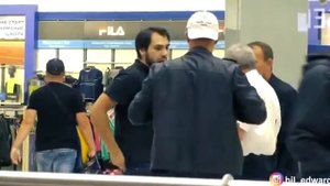 Едвард Бил получил по лицу ПОЛНОЕ ВИДЕО , вертуха в голову