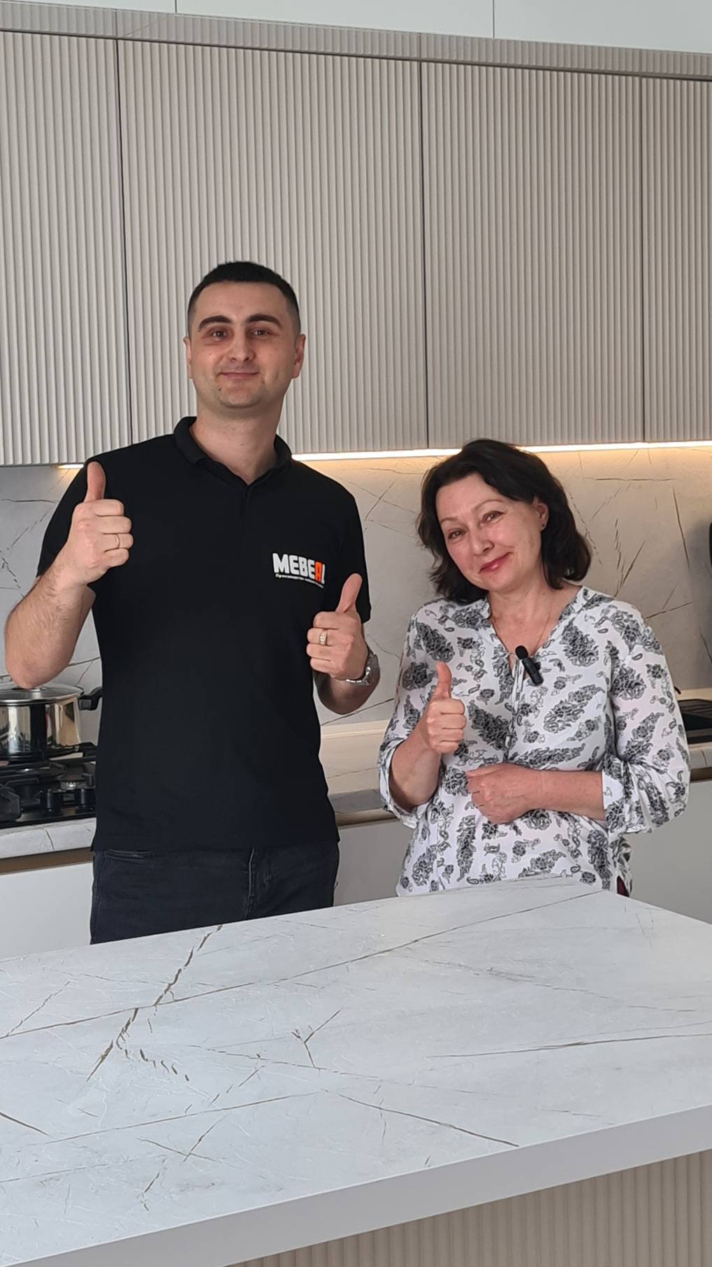 Кухня в стиле минимализм "Модерно" отзыв от Клиента #дизайнинтерьера #кухниназаказ #интерьер