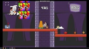 Pizza tower Level editor: On the run - S Rank - 4 Laps - All secrets