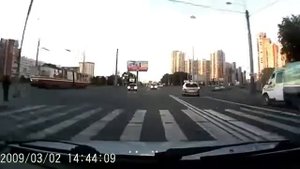 Погоня ДПС за vw Passat, с эпичной концовкой