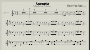 Techcrasher ft Syntheticsax - Saxonia (Backing track for saxophone alto & tenor)