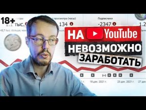 Почему невозможно заработать на YouTube?