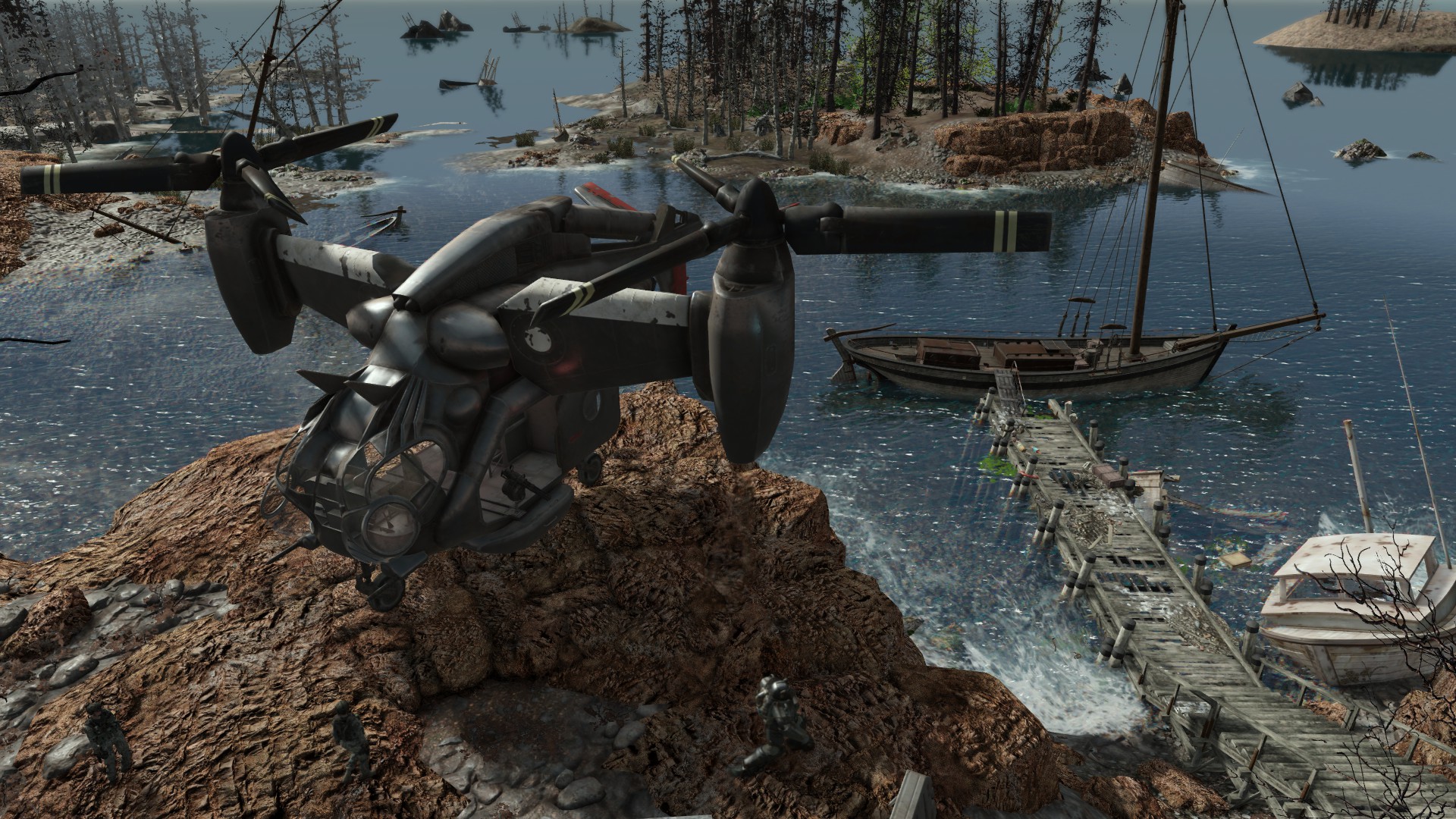 Fallout 4 когда прилетит дирижабль братства стали фото 59