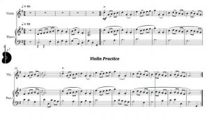 Suzuki Violin Book 1 | Minuet 3 | Piano Accompaniment | PPM = 95