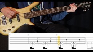 Psycho (System of a Down) - Bass Cover (With Tabs) by Leo Düzey