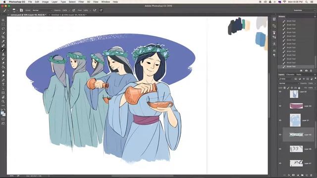 БИБЛИЯ в КАРТИНКАХ - Прича о Десяти Девах смотреть онлайн