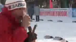 Лыжные гонки на сельских играх