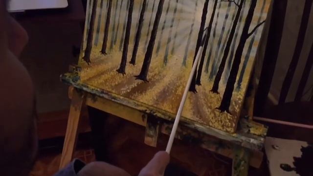 Рисование маслом | Мастер-класс под музыку | Художник Вреж Киракосян смотреть онлайн