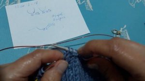 Горловина и  скосы плеч укороченными рядами. ?⬇️