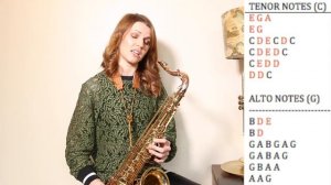 How to play Stand By Me Ottis Redding on Saxophone 🎶 Lesson/tutorial