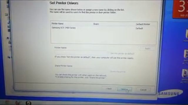 Part 3/3 SCX 3405W Driver Installation Up to Wireless Print Out (via notebook) смотреть онлайн