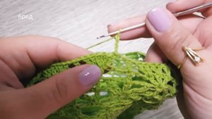 Шляпа на лето крючком??на основе схемы салфетки/summer hat based on napkin pattern??❤