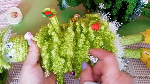 Ёлочка крючком.Вязаная новогодняя ёлка.