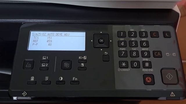 Developer initialization on Sharp BP-20M22 and BP-20M24