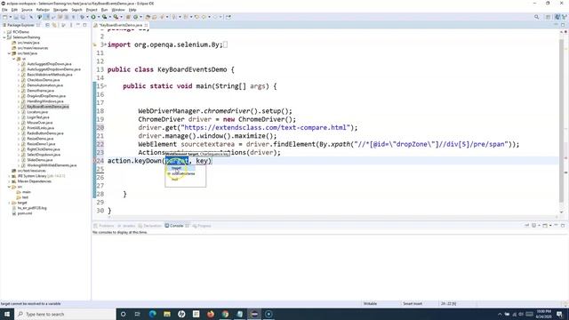 Selenium WebDriver Tutorial #31 - How to Perform Keyboard Events in Selenium