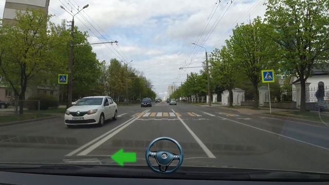 Маршрут ГАИ Семашко №1 часть1 (НОВЫЙ 2022 г.) г. Минск