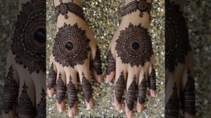 Gol tikki mehndi design 2022||Mandala Gol tikki mehndi design ideas for eid/part 1