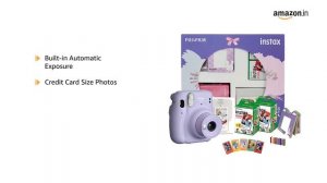 Fujifilm Instax Mini 11 Instant Camera Lilac Purple Happiness Box with 40 Shots