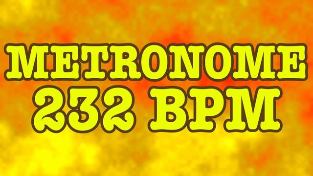 232 BPM Metronome - 10 Minute Metronome - 232BPM Click Track - 10 Minute Timer - Metrónomo 232 смотреть онлайн