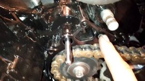 Замена установка ведущей звезды и установка цилиндра сцепления cbr1000rr