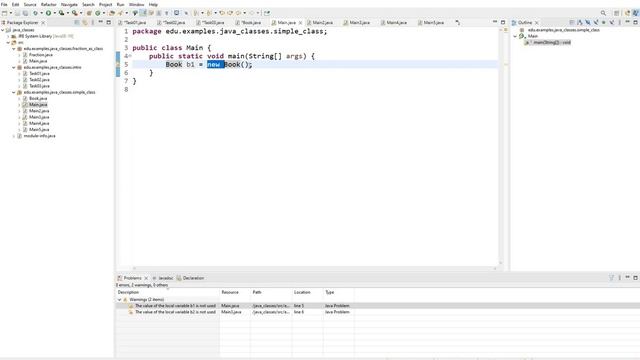 Java. Основы ООП. Работа с классами и объектами 01 смотреть онлайн