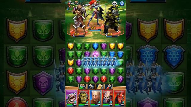 Empires and puzzles RPG: проходим Классовое испытание Силы, сложный уровень. смотреть онлайн