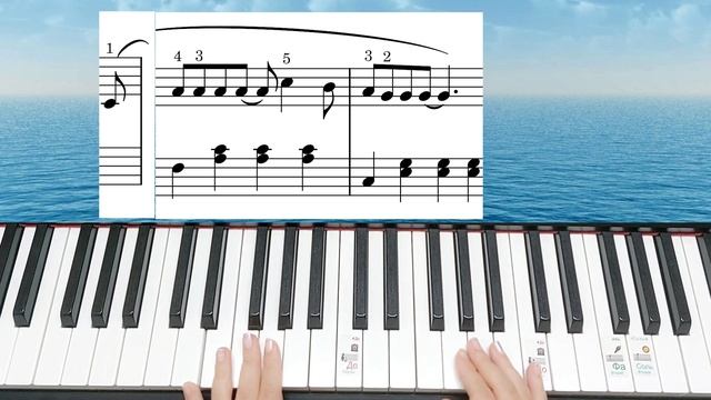 #пианинодляначинающих КАК Сыграть Песенку Для Мамонтёнка +НОТЫ РАЗБОР